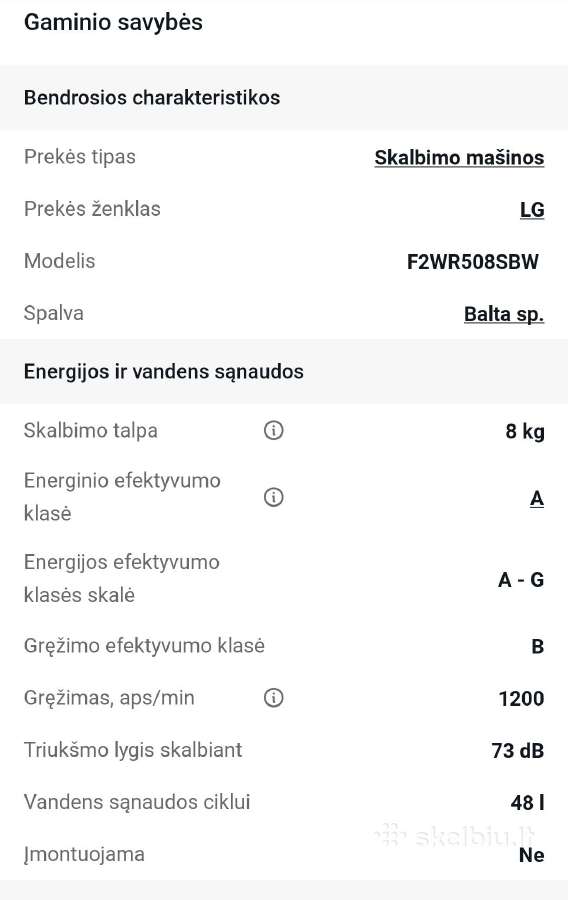 Nauja skalbimo mašina - nuotraukos Nr. 4