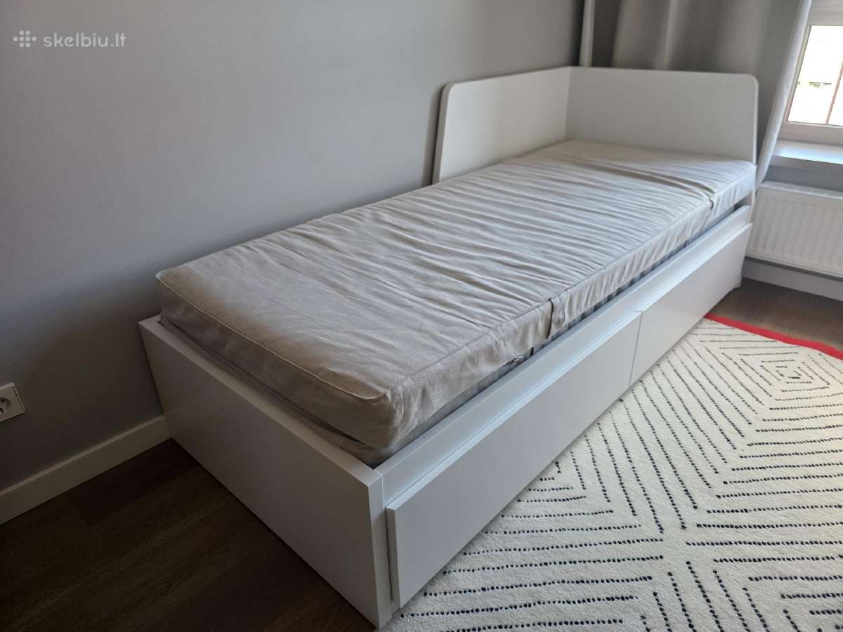 Ikea Flekke ištraukiama viengulė / dvigulė lova - nuotraukos Nr. 2