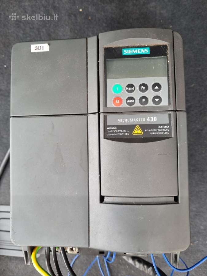 Siemens Micromaster 430 dažnio keitiklis - nuotraukos Nr. 2