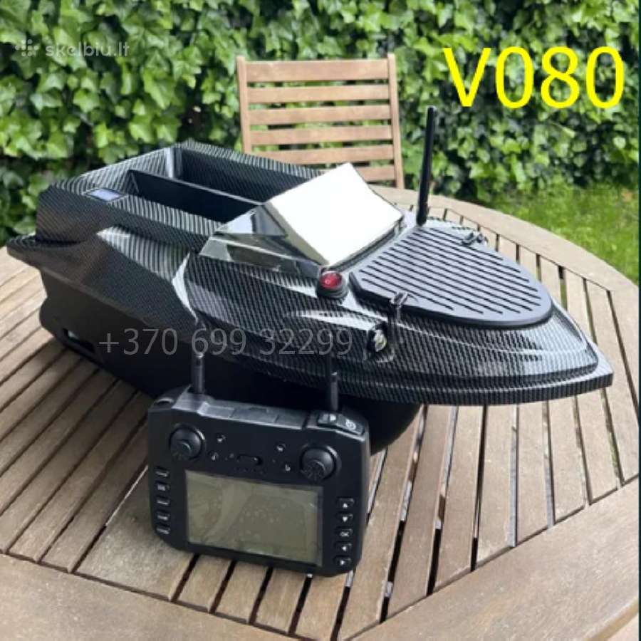 Flytec V080 pašarų laivelis su GPS ir taše - nuotraukos Nr. 2