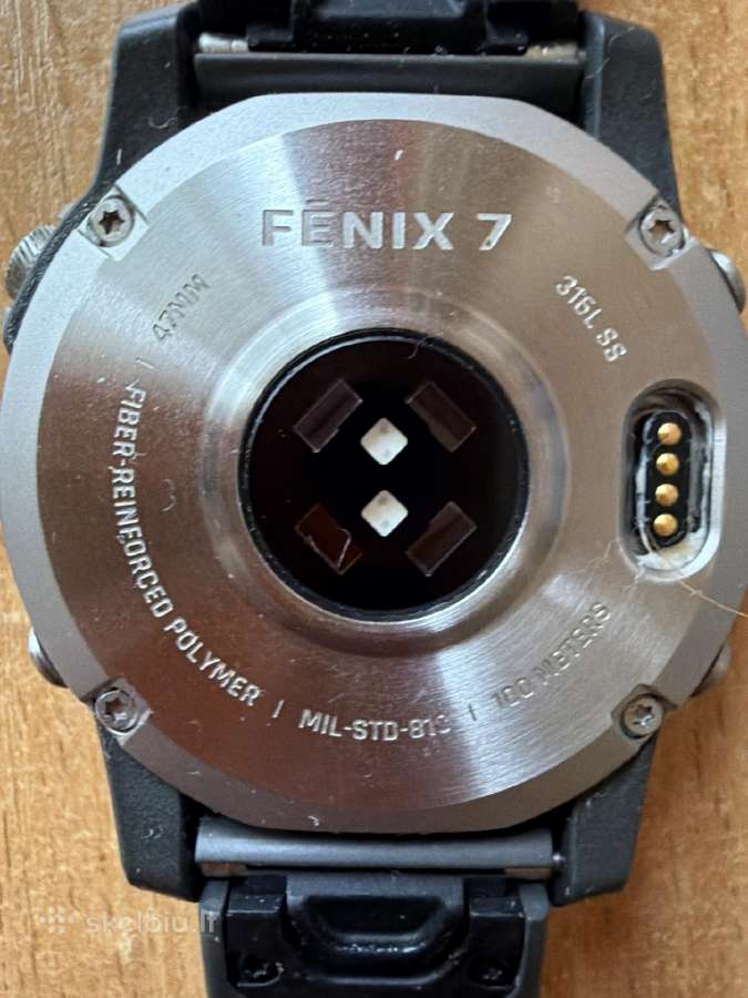 Garmin Fenix 7 47mm sidabrinis - nuotraukos Nr. 2
