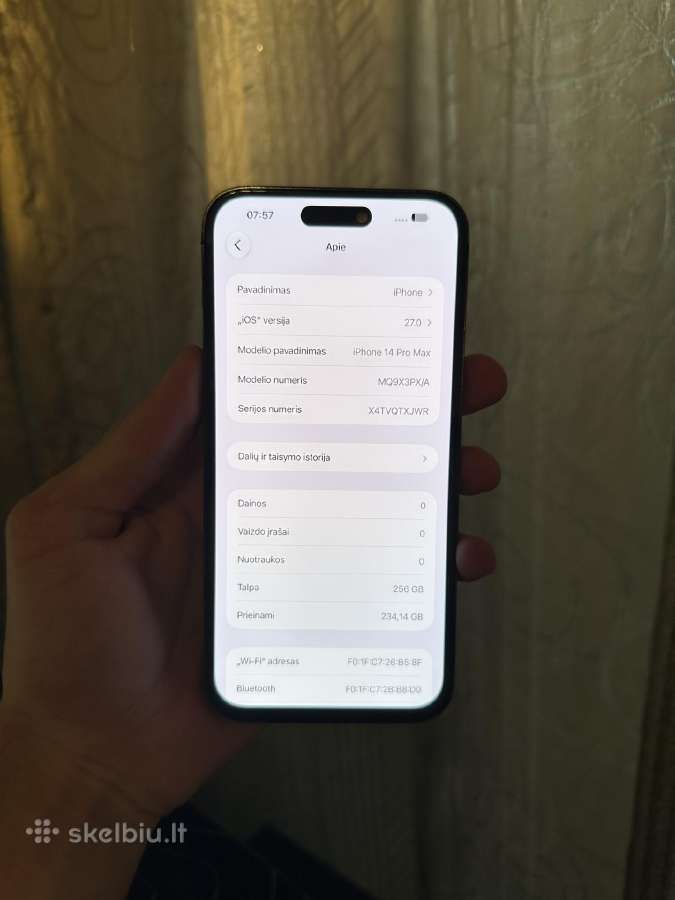 iPhone 14 Pro Max 256gb - nuotraukos Nr. 4
