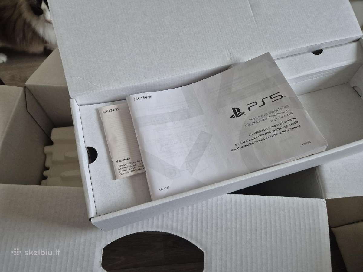 Ps5 825gb Digital white + 2 pulteliai + pakrovėjas - nuotraukos Nr. 5