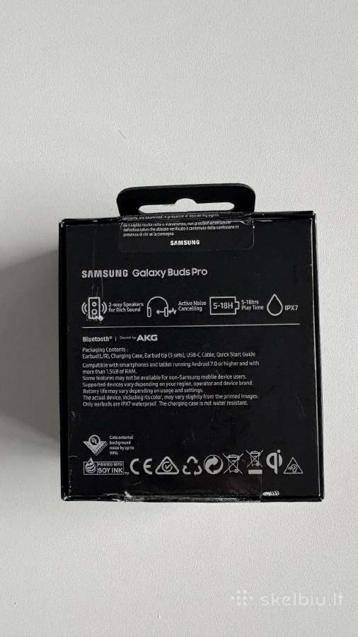 Samsung Galaxy Buds Pro dėžutė - nuotraukos Nr. 3