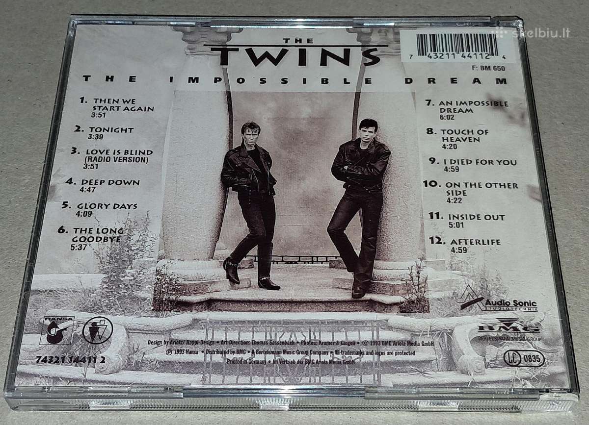 The Twins – The Impossible Dream (Audio CD) - nuotraukos Nr. 2