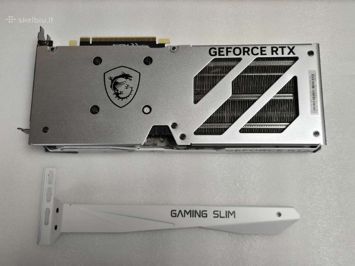 Msi Geforce Rtx 4060 Ti Gaming X Slim White 16gb - nuotraukos Nr. 2