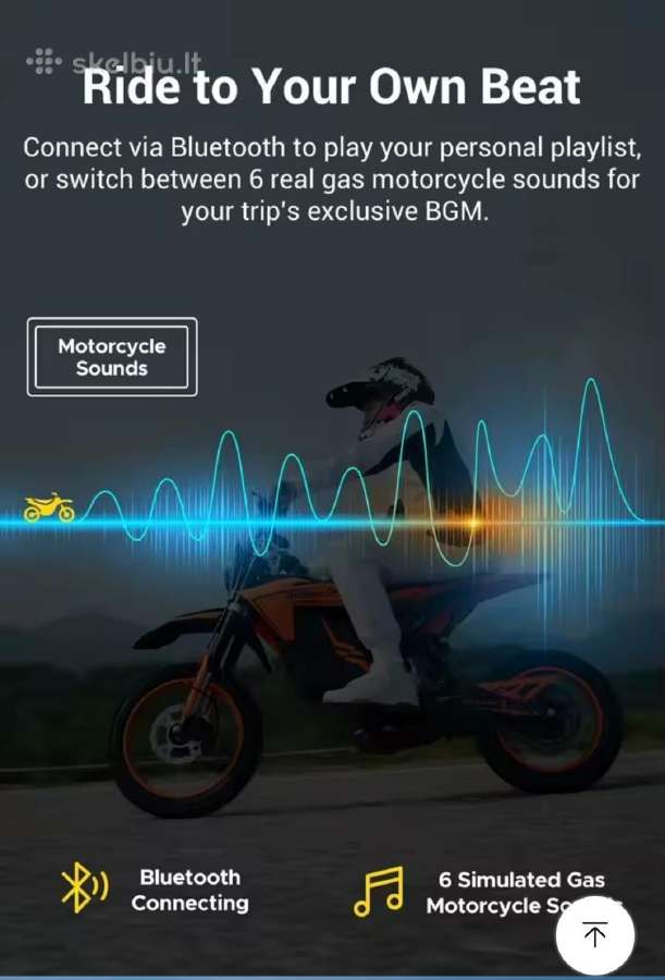 Hillmiles Milepop 1.3000w.elekkrosinis motociklas - nuotraukos Nr. 10