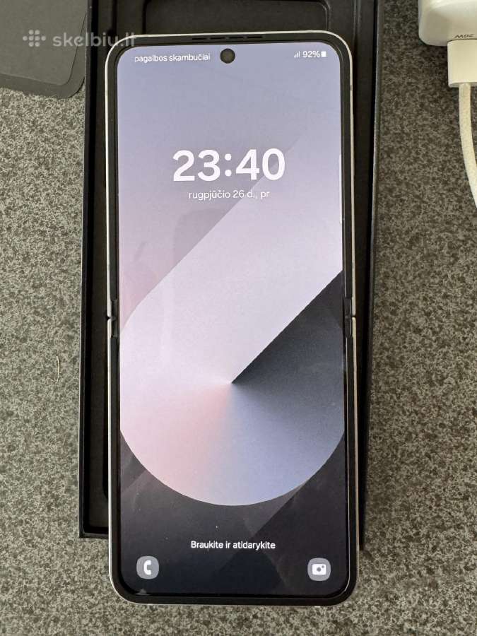 Samsung Flip 6 256 GB sidabrinis naujas - nuotraukos Nr. 2