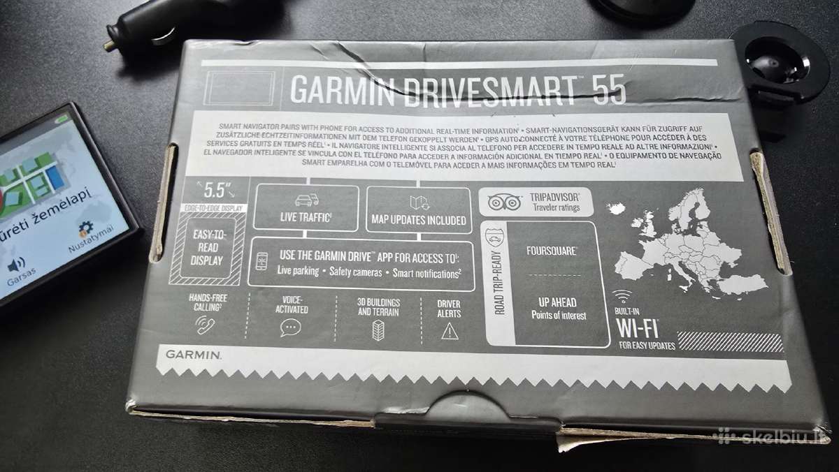 „Garmin® Drivesmart 55“ Traffic su WiFi - nuotraukos Nr. 14