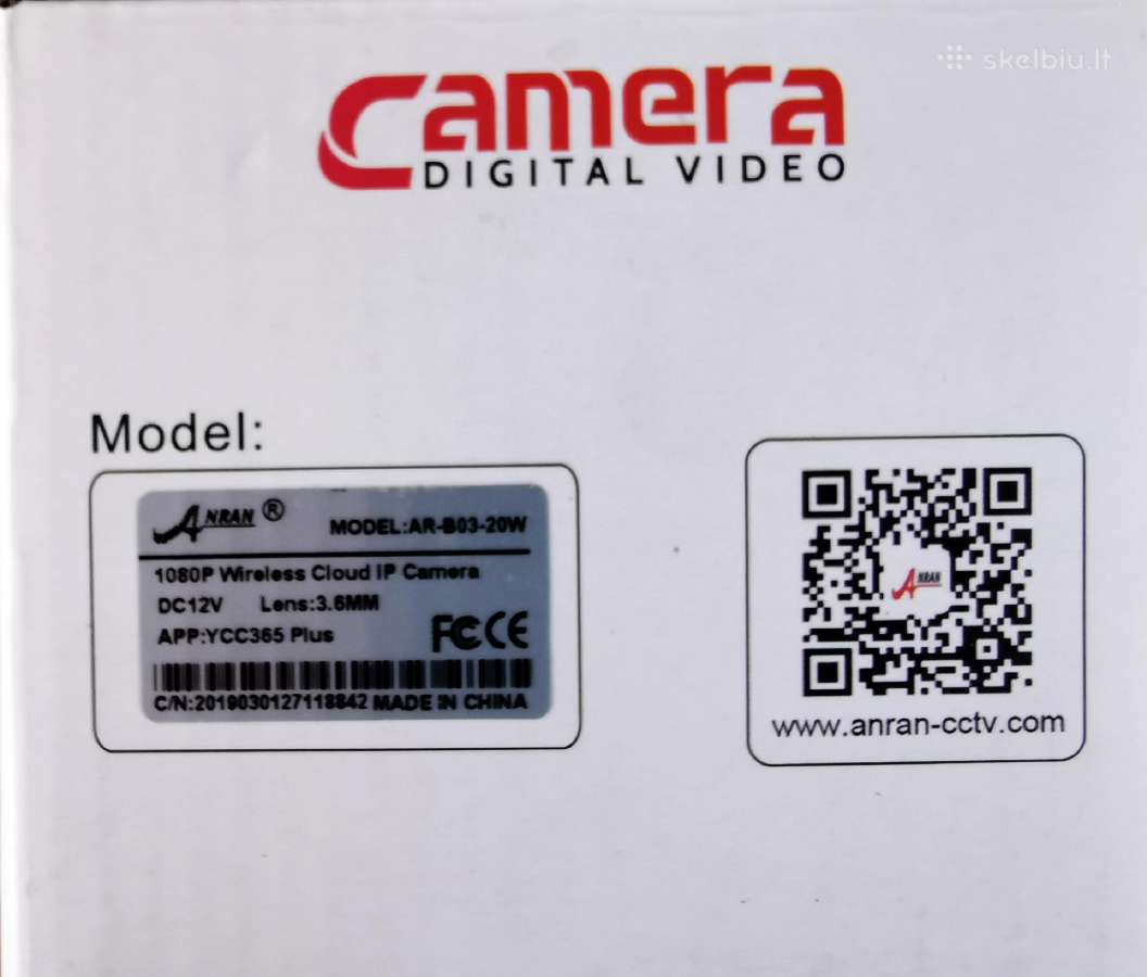 Anran 1080p WiFi lauko Ip apsaugos kamera – Ycc365 - nuotraukos Nr. 3