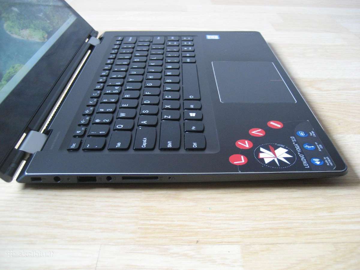 Lenovo Yoga 510 Fullhd Ips Touch/ i5/ 8gb/ 240gb - nuotraukos Nr. 7
