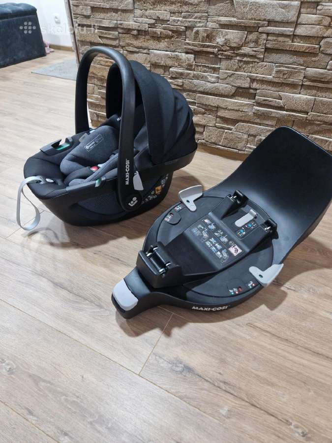 Maxi Cosi Pebble 360 + Familyfix 360 Pro bazė - nuotraukos Nr. 3