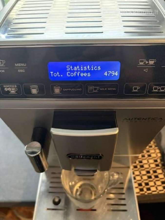 Automatinis kavos aparatas Delonghi Autentica - nuotraukos Nr. 12