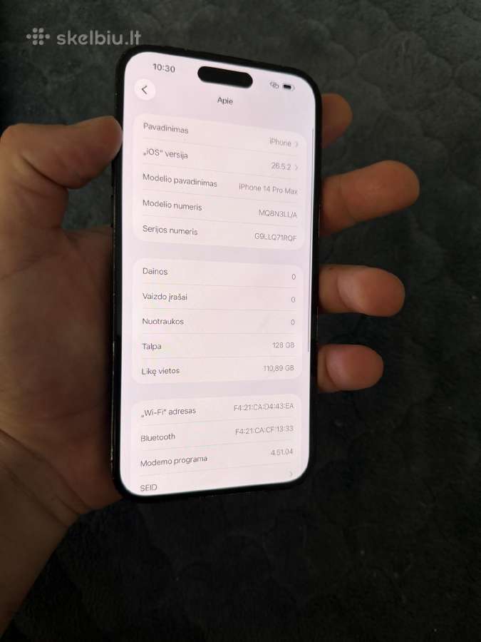 iPhone 14 pro max - nuotraukos Nr. 5