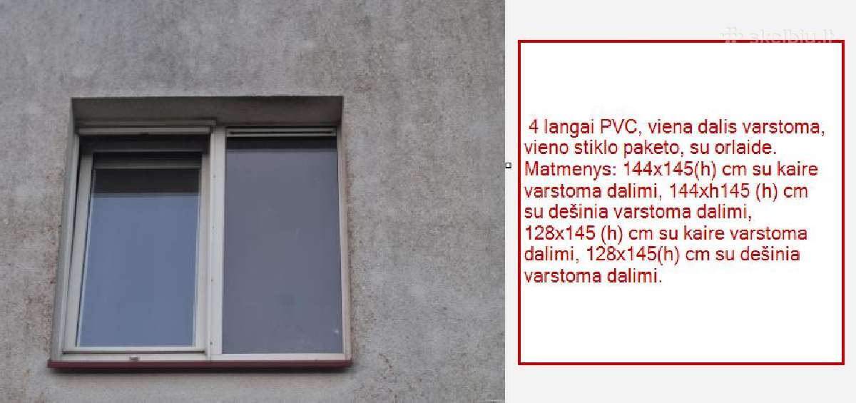 Nauduoti Pvc langai - nuotraukos Nr. 2