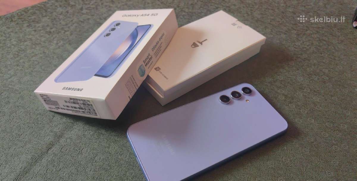 Samsung Galaxy A54 5G komplektas dezuteje - nuotraukos Nr. 9