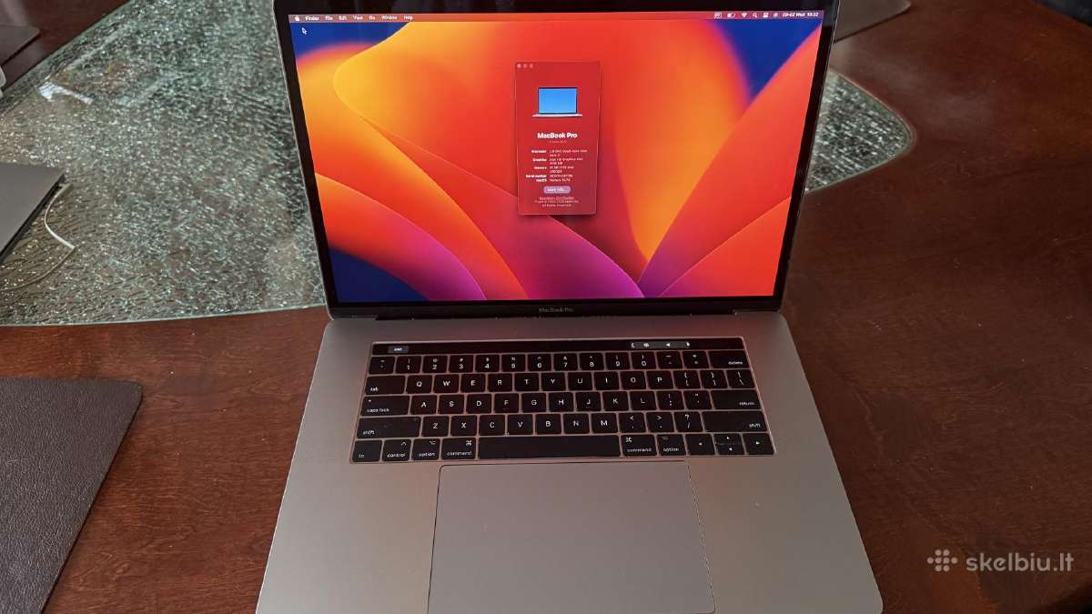 MacBook Pro 15 inch, 2017m, 2,9 GHz Core i7 - nuotraukos Nr. 2