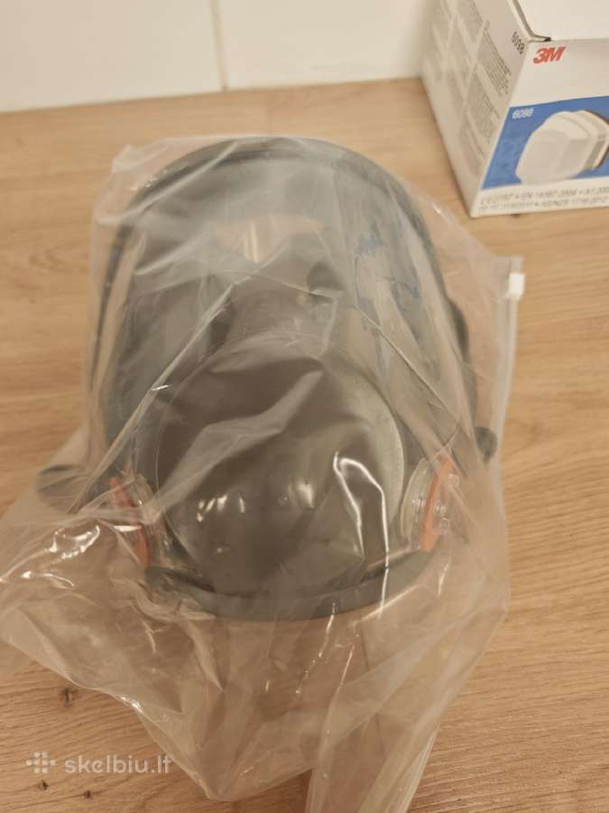 3m pilno veido respiratorius + 4 vnt 6098 filtrai - nuotraukos Nr. 3