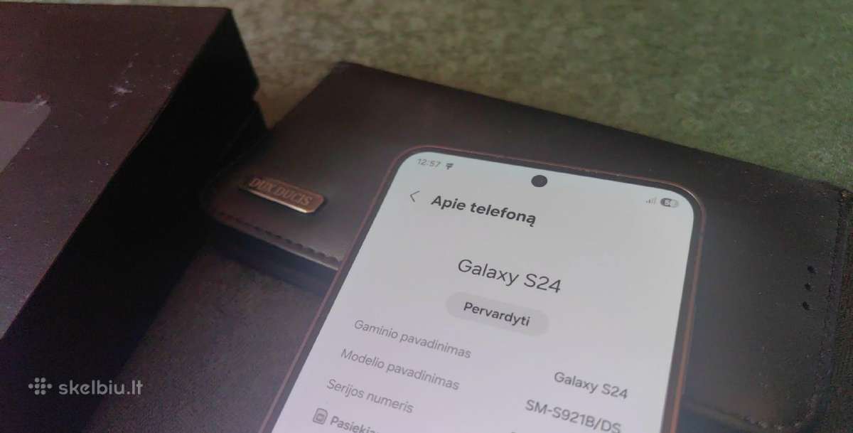 Samsung galaxy S24 256gb komplektas dezuteje - nuotraukos Nr. 3