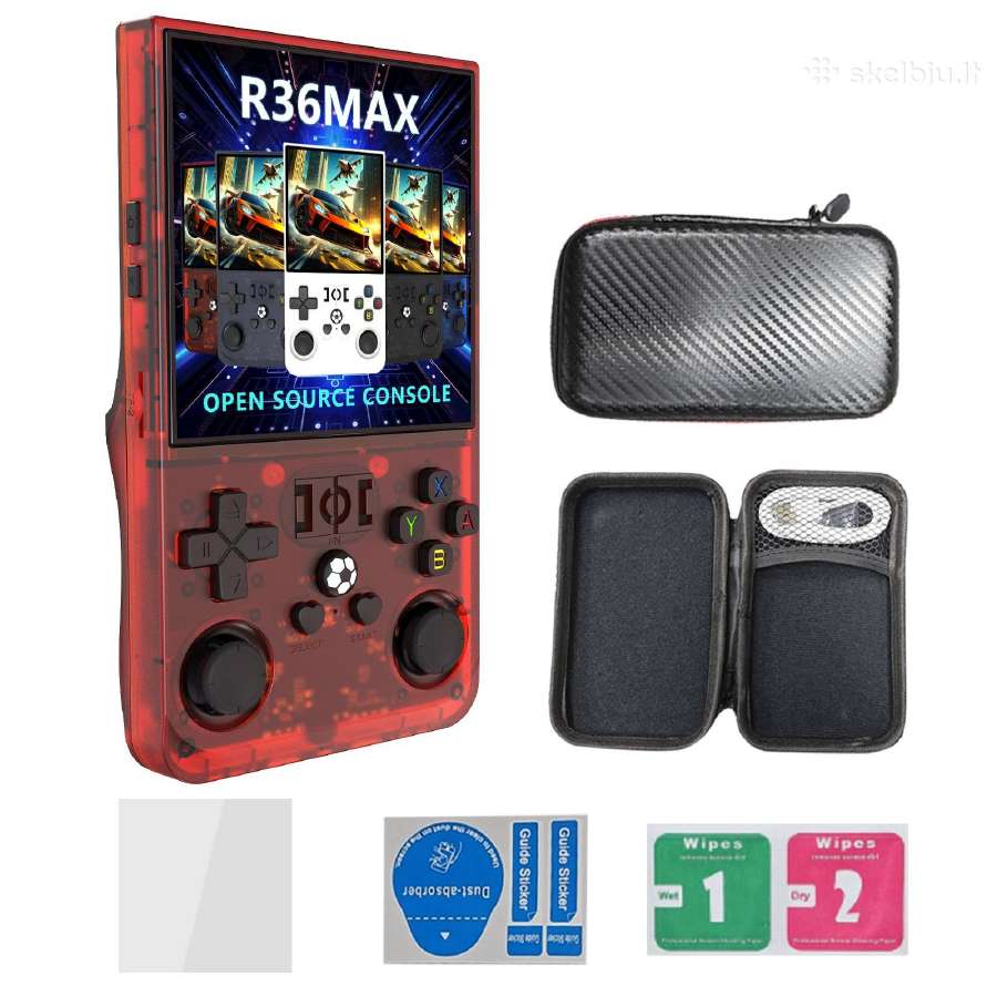 Retro žaidimų konsolė R36 Max 4 coliu Ips" 720720 - nuotraukos Nr. 2