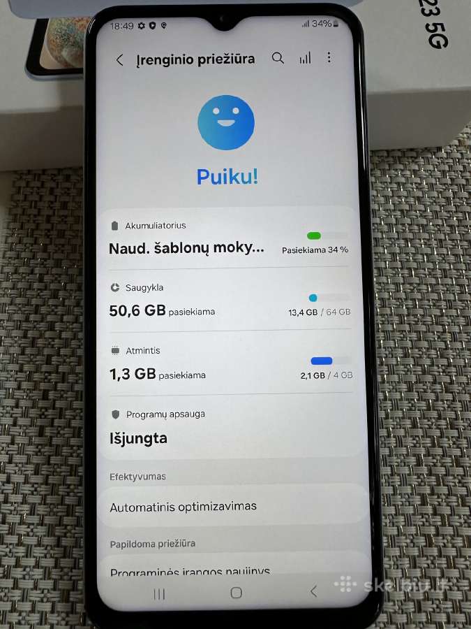 Samsung A23 5G - nuotraukos Nr. 2