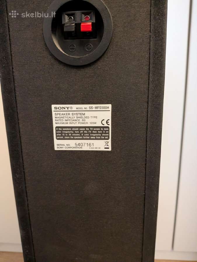 Kolonėlės Sony Ss-mfs500 2vnt, Ss-sr250 2vnt - nuotraukos Nr. 5