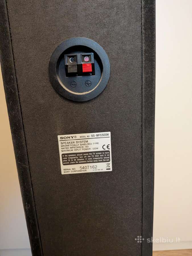 Kolonėlės Sony Ss-mfs500 2vnt, Ss-sr250 2vnt - nuotraukos Nr. 6