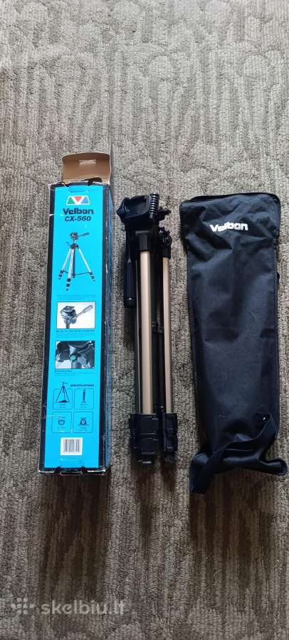 Fotoaparato kameros stovas Velbon CX 560 - nuotraukos Nr. 4