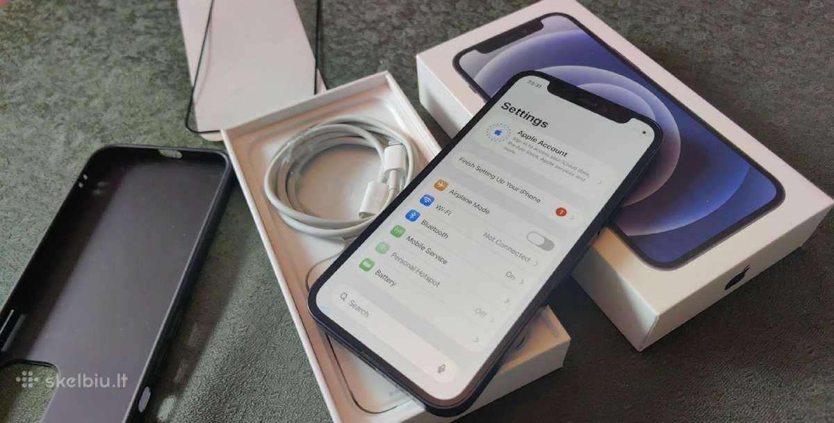 Apple iPhone 12 mini 128gb komplektas dezuteje - nuotraukos Nr. 3