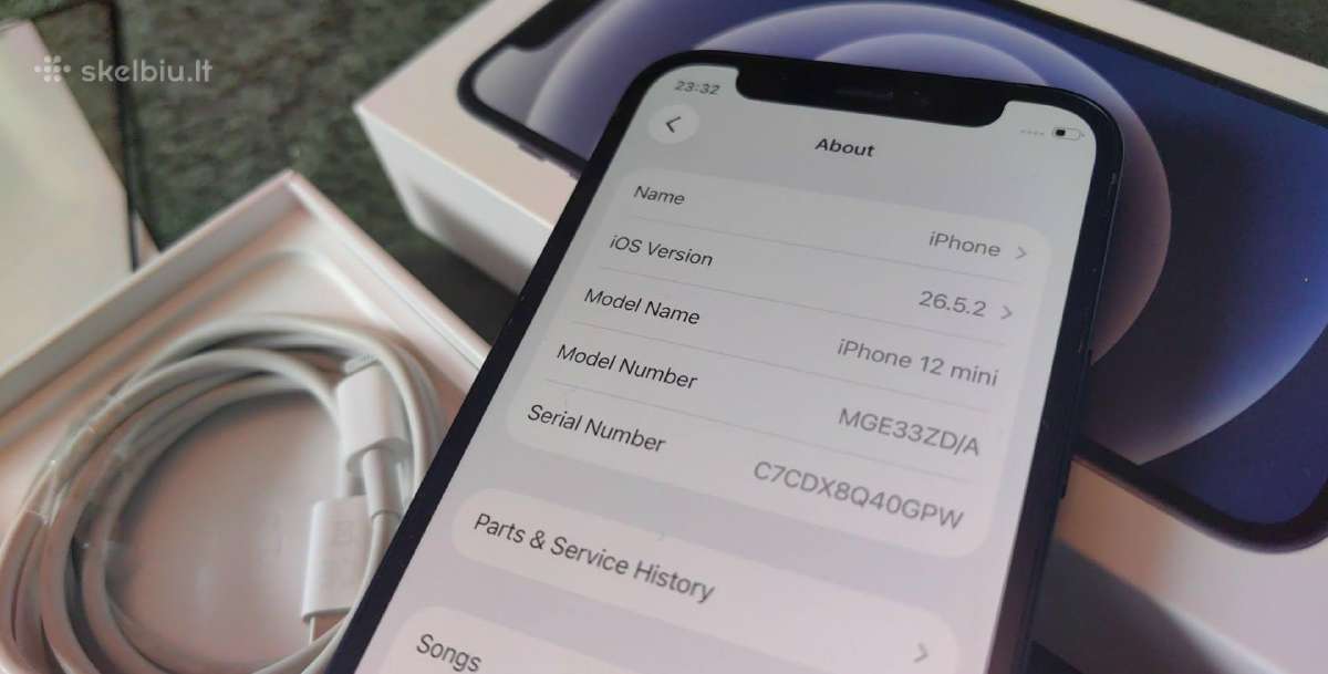 Apple iPhone 12 mini 128gb komplektas dezuteje - nuotraukos Nr. 6