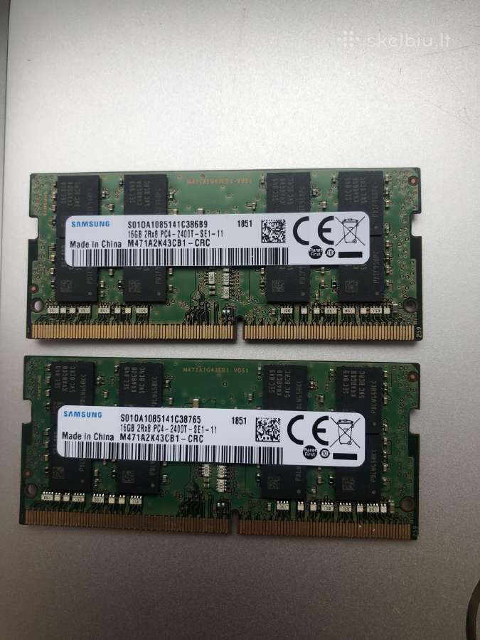 16gb +16gb =32gb Ddr4 RAM - nuotraukos Nr. 3
