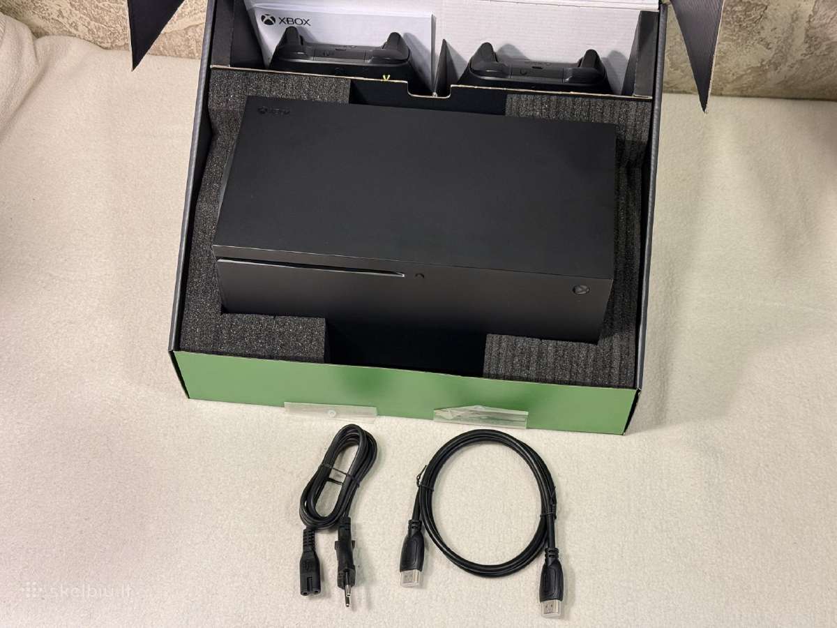 Xbox Series X 1tb 2 Controllers 2 Batteries 8 game - nuotraukos Nr. 8