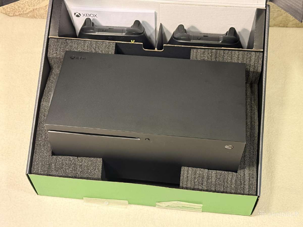 Xbox Series X 1tb 2 Controllers 2 Batteries 8 game - nuotraukos Nr. 9