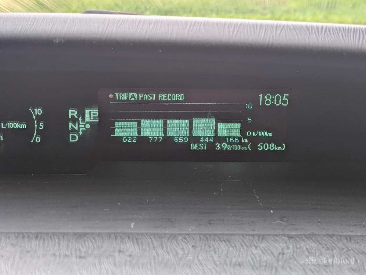 Toyota Prius, 1.8 l, Hečbekas 2010 - nuotraukos Nr. 9