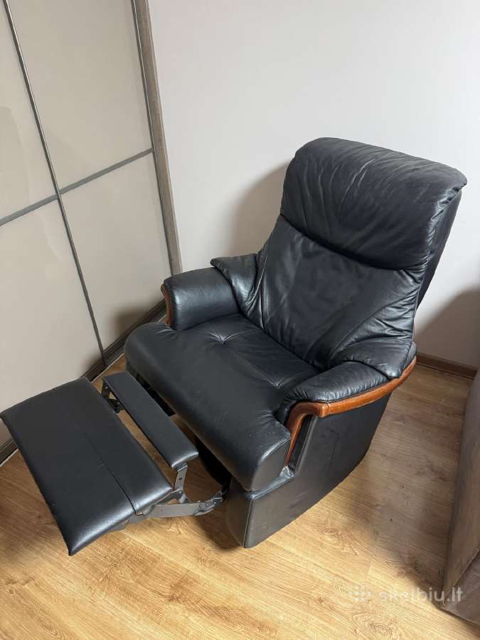 Fotelis-relaxeris odinis Made in Usa - nuotraukos Nr. 2