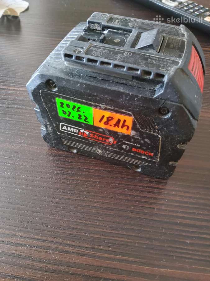 Bosch 18 Ah procore akumuliatorius - nuotraukos Nr. 2