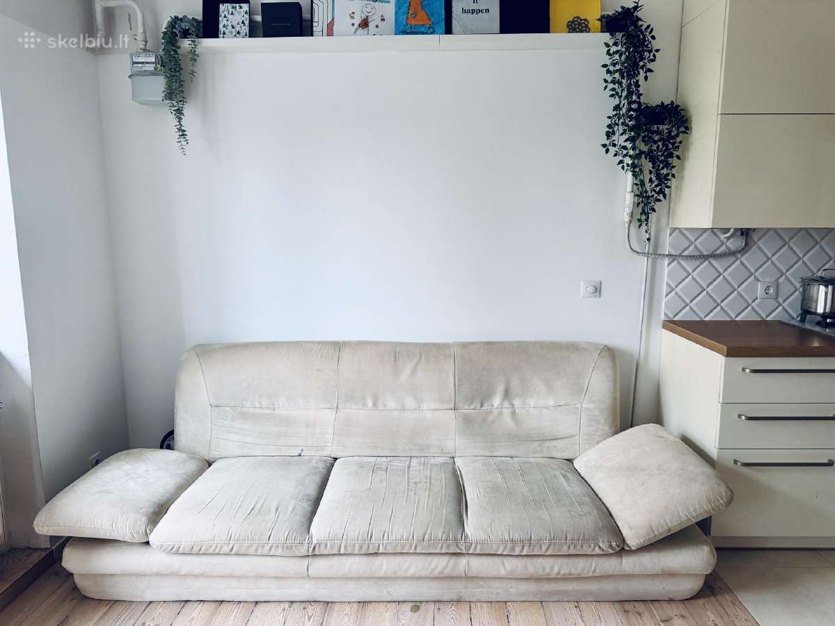 Dovanoju: Dramblio kaulo alkantaros sofa (220 cm) - nuotraukos Nr. 2
