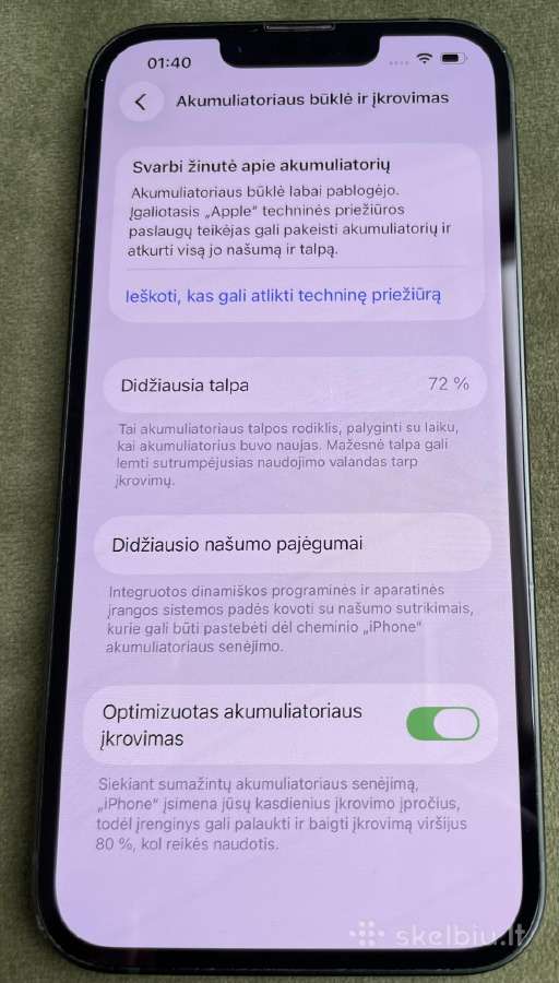 iPhone 13 128 GB žalias - nuotraukos Nr. 4