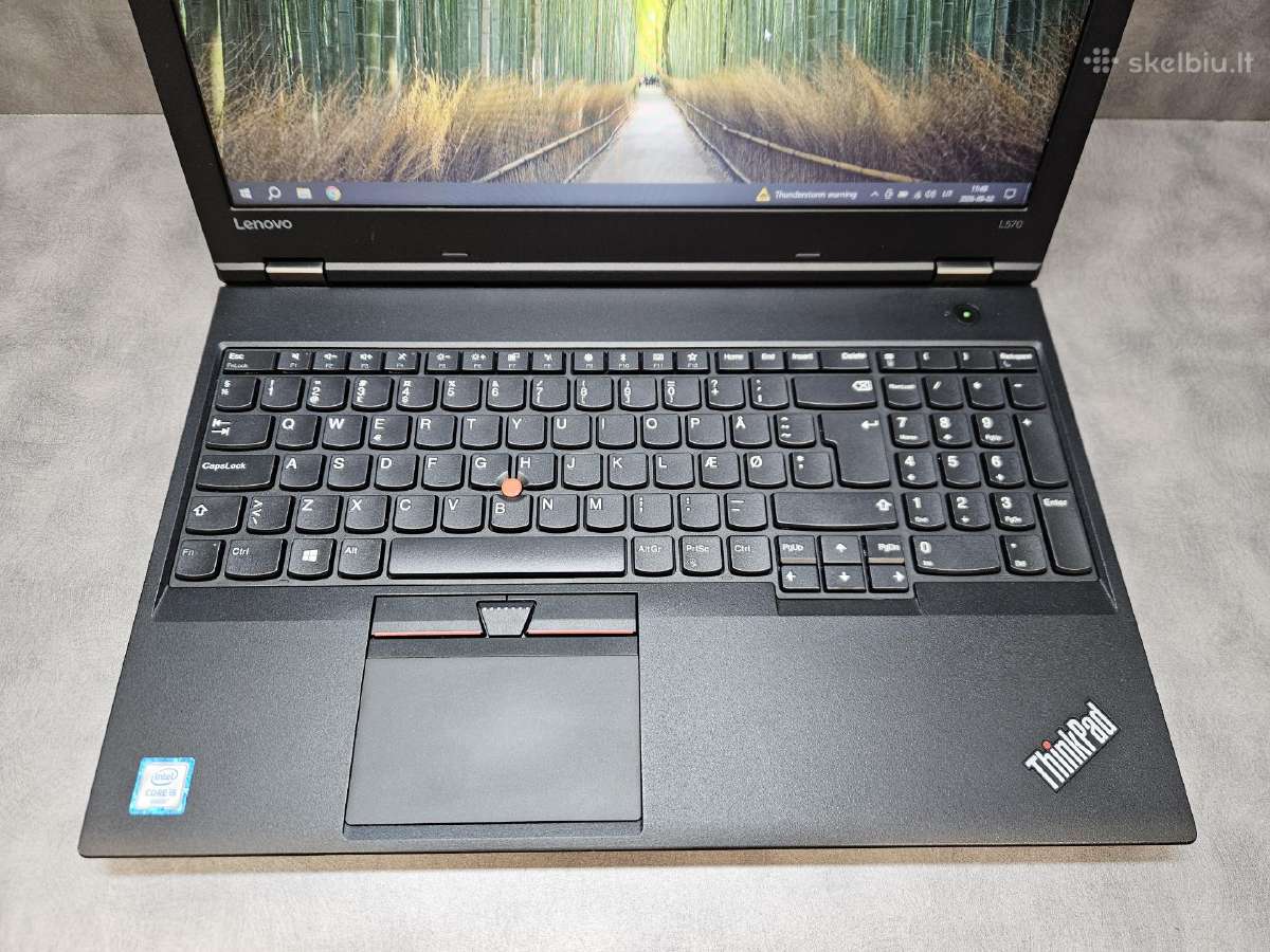 Thinkpad L570/i5-6300u/8ram/128ssd/15.6" HD - nuotraukos Nr. 2