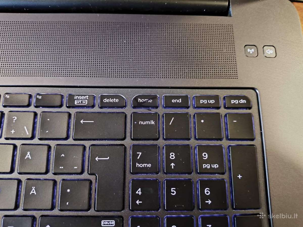 Zbook 17 i7-7820hq 20gb 512gb P3000 6gb 35% - nuotraukos Nr. 4