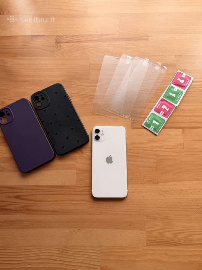 iPhone 11 baltas ; 128gb ; - nuotraukos Nr. 2