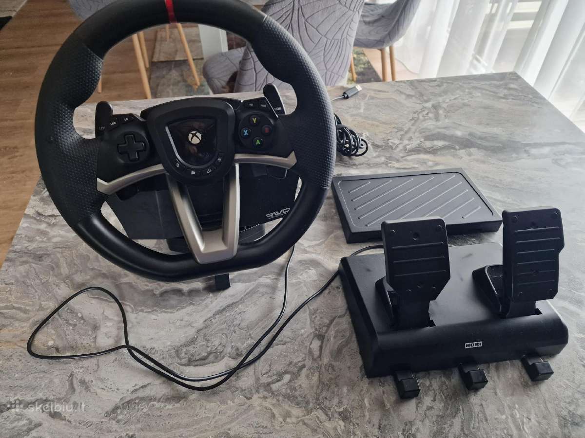 Hori Racing Wheel Overdrive vairas su pedalais - nuotraukos Nr. 2