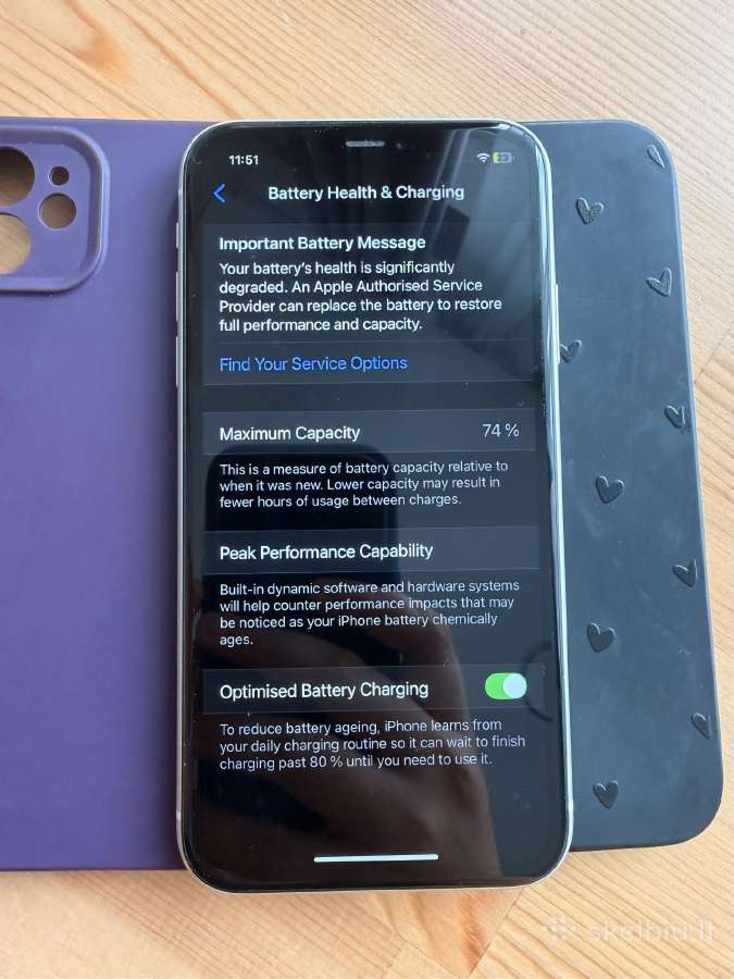 iPhone 11 baltas ; 128gb ; - nuotraukos Nr. 5