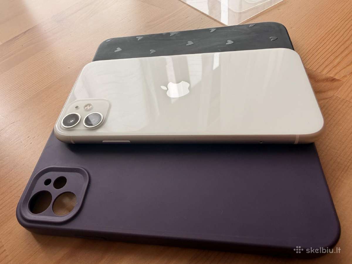 iPhone 11 baltas ; 128gb ; - nuotraukos Nr. 7