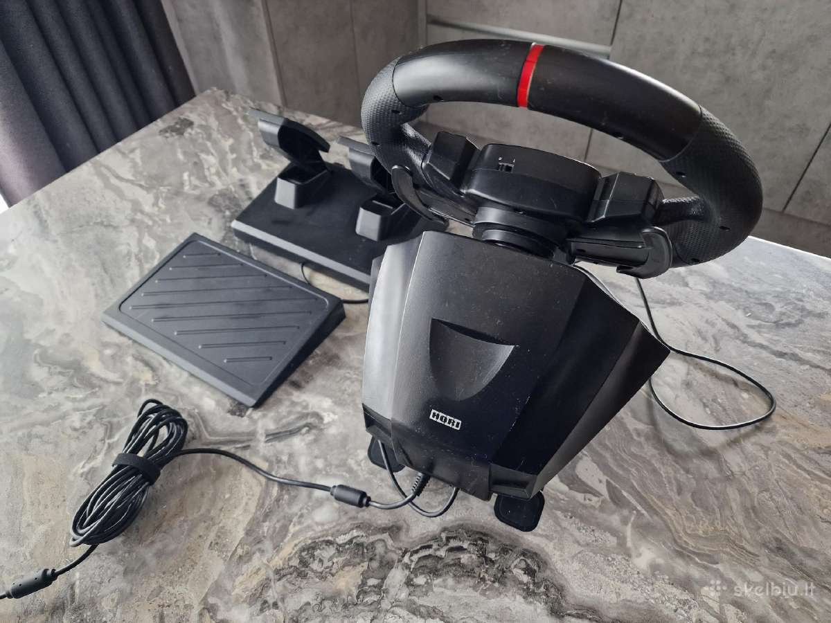 Hori Racing Wheel Overdrive vairas su pedalais - nuotraukos Nr. 3