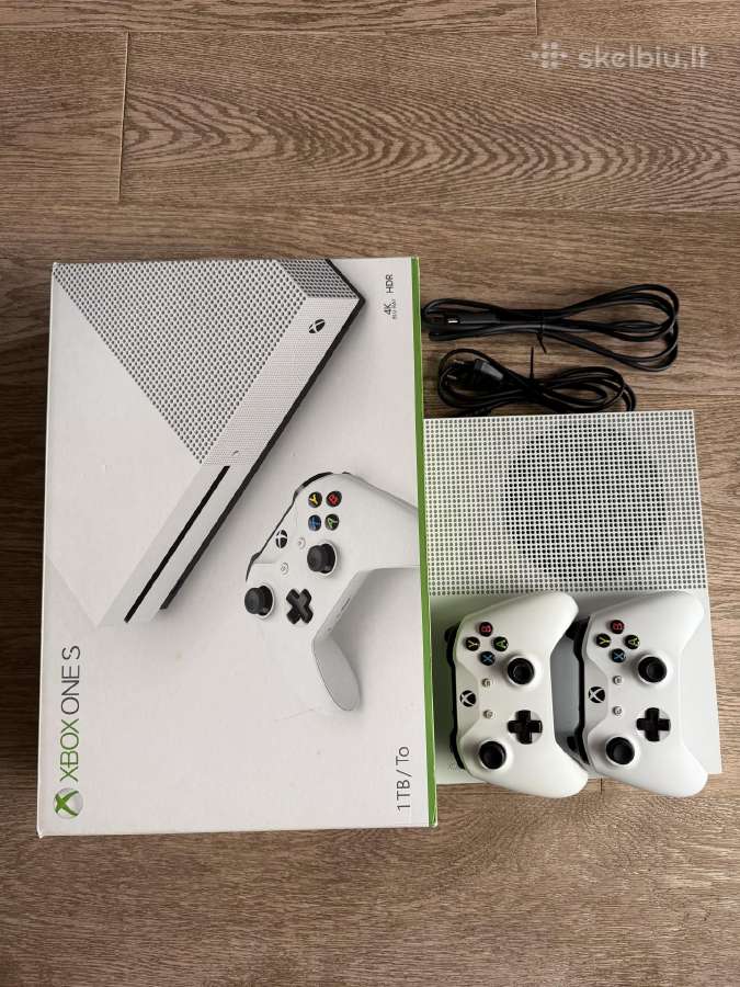 Xbox One S 1tb - puikios būklės, 2 pulteliai - nuotraukos Nr. 2