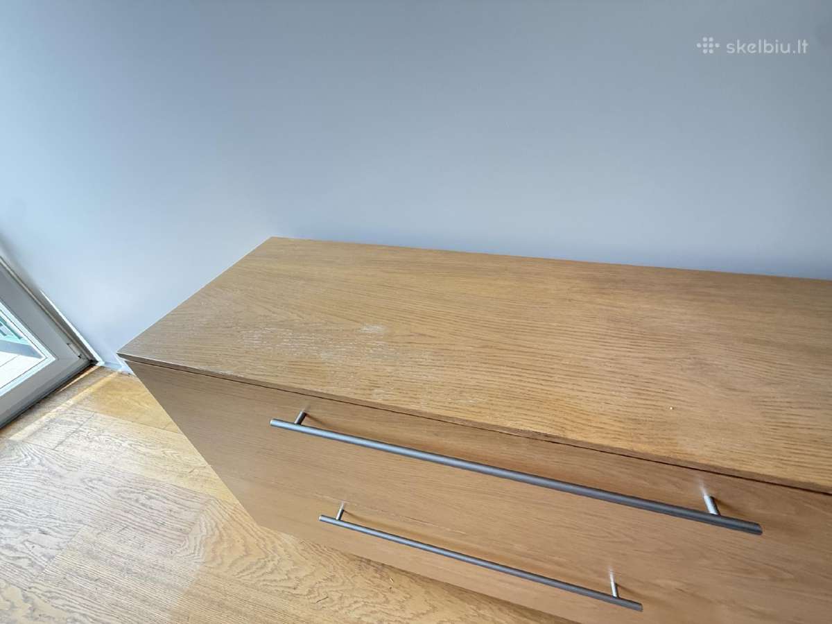 Minimalistinė komoda/sideboard – 240 cm, natūral - nuotraukos Nr. 10