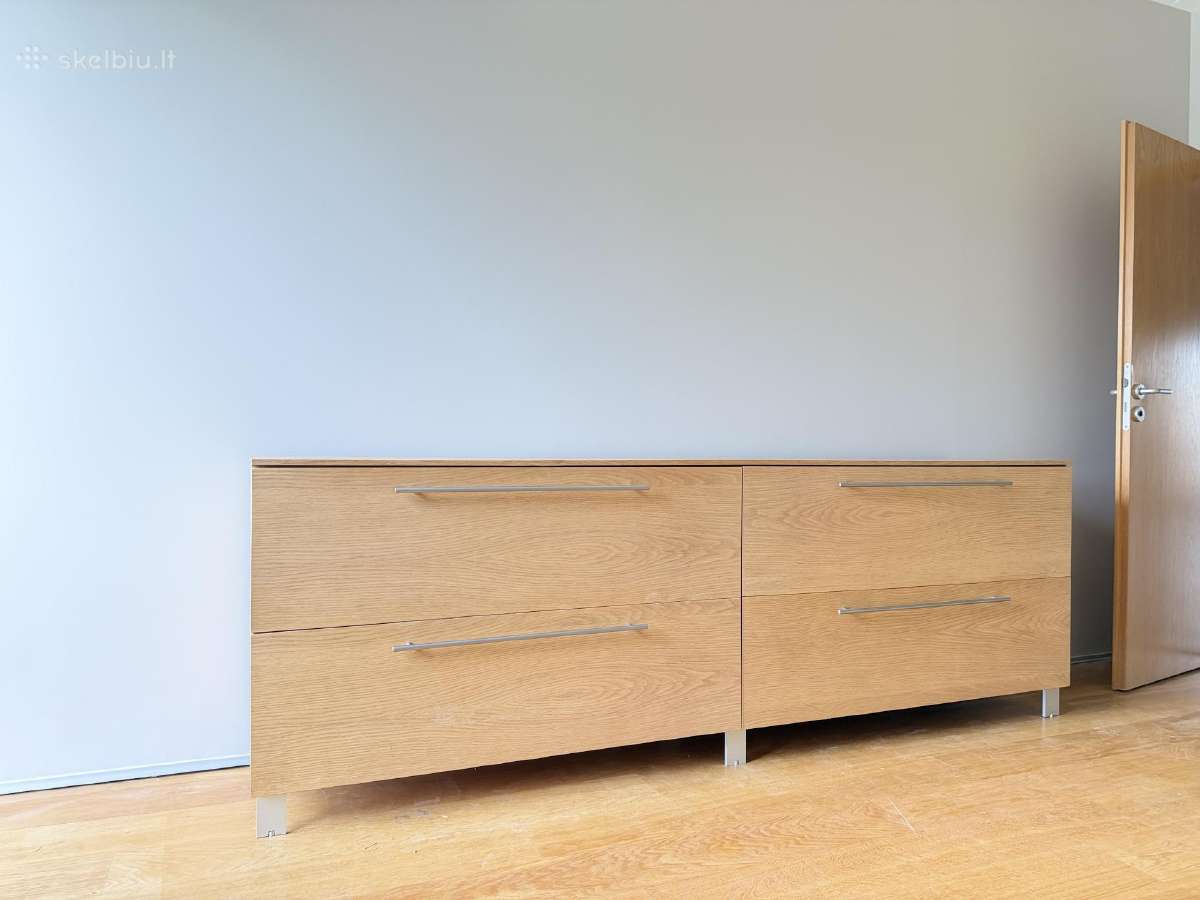 Minimalistinė komoda/sideboard – 240 cm, natūral - nuotraukos Nr. 13
