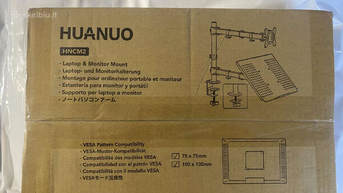 Monitoriaus laikiklis su padėklu nešiojamajam komp - nuotraukos Nr. 7