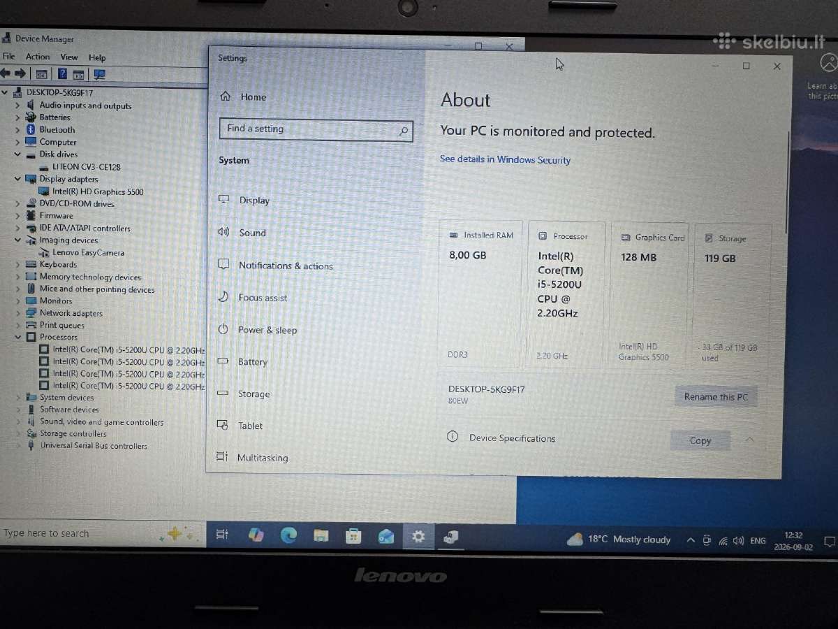 Lenovo B50-80 - nuotraukos Nr. 4
